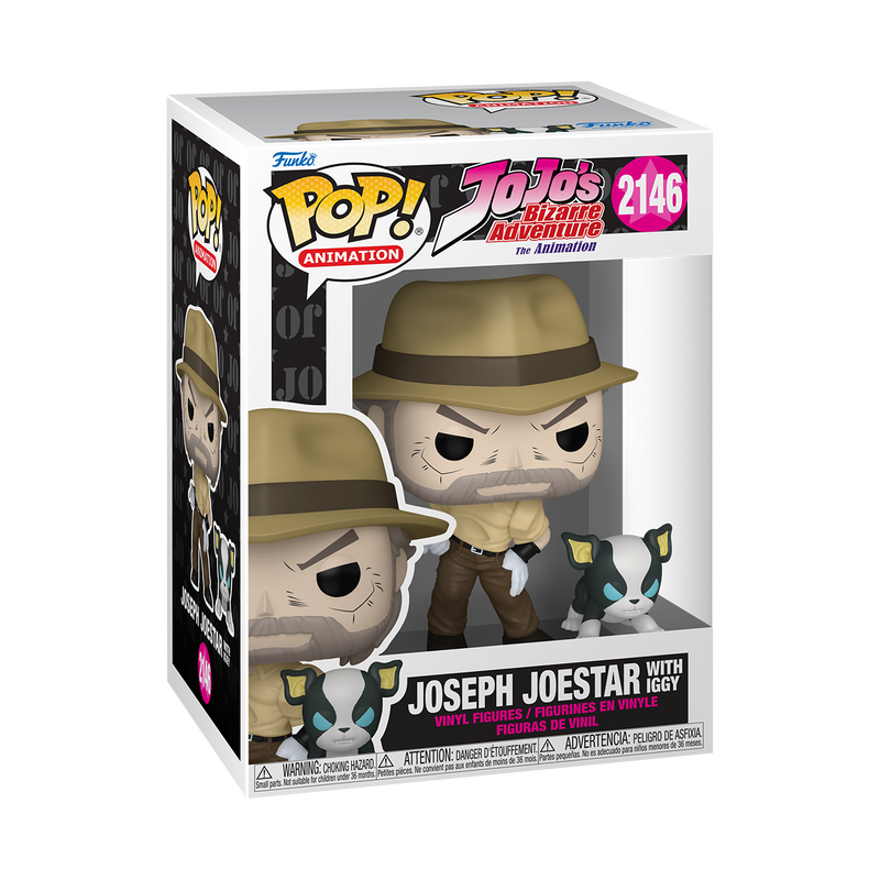 Funko POP! JoJo's Bizarre Adventure Joseph & Iggy #2146