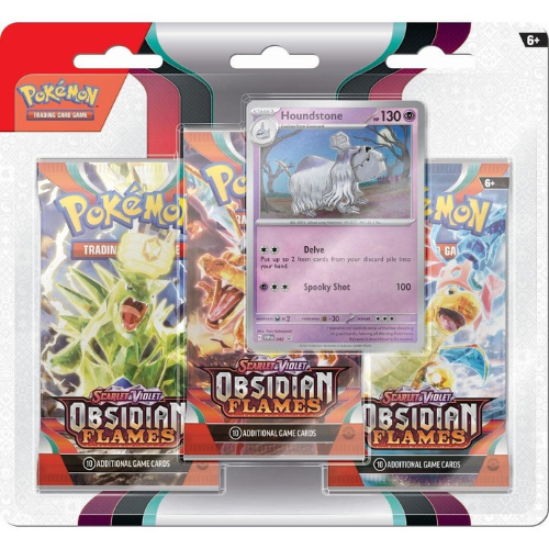 Obsidian Flames 3-Pack Blister Houndstone
