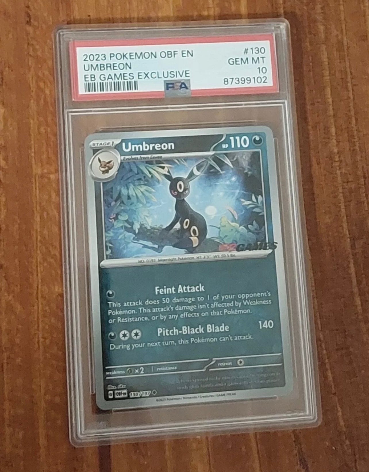 Umbreon EB Games Exclusive Promo - PSA 10