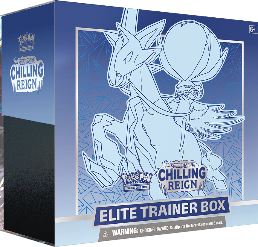 Chilling Reign Ice Rider Calyrex Elite Trainer Box